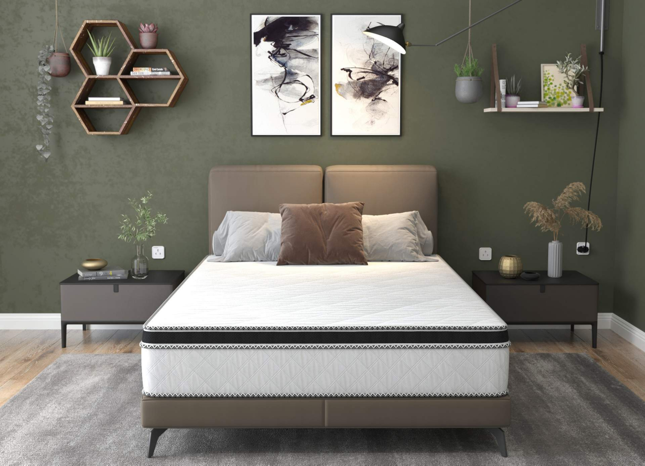 Saltea cu arcuri SomnART FERMO 80x200, înălțime 30 cm, superortopedica, husă matlasată, duritate extra ferma [3]