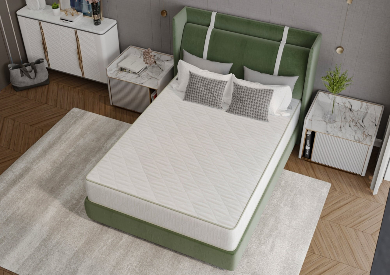 Saltea cu arcuri SomnART LETTO 120x200, înălțime 22 cm, ortopedică, husă matlasată, duritate medie-tare [4]