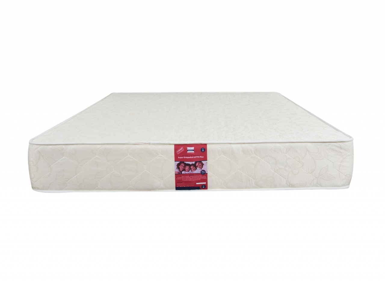 Saltea cu arcuri SomnART LETTO Plus 90x200, înălțime 24 cm, ortopedică, husă matlasată, duritate tare [11]