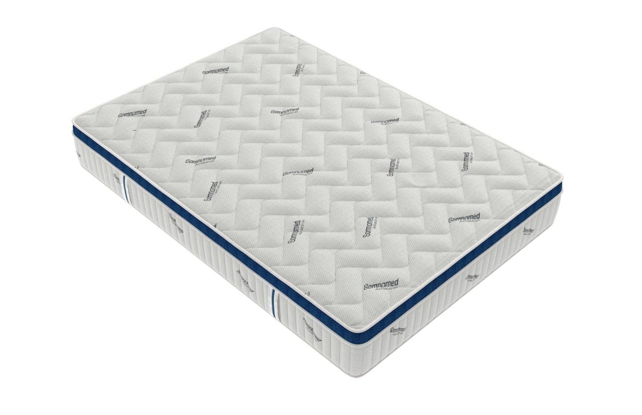Saltea cu arcuri Somnomed Complete Care 4Family 160x200, înălțime 26 cm, spumă cu memorie, husa tratament antifungic, fermitate mediu-tare, sistem aerisire 3D [9]