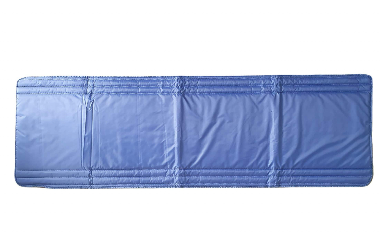 Saltea cu interior vatelină Somnart 60x190, înălțime 1 cm, pentru șezlong, două segmente, husă impermeabilă, culoare bleumarin [4]