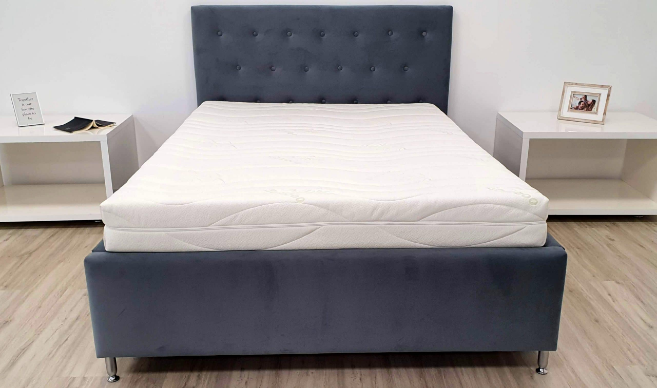 Saltea cu memorie 3D Somnart Memory Bambus 140x200, înălțime 16 cm, husă cu bambus lavabilă și detașabilă cu fermoar, mânere, fermitate medie [17]