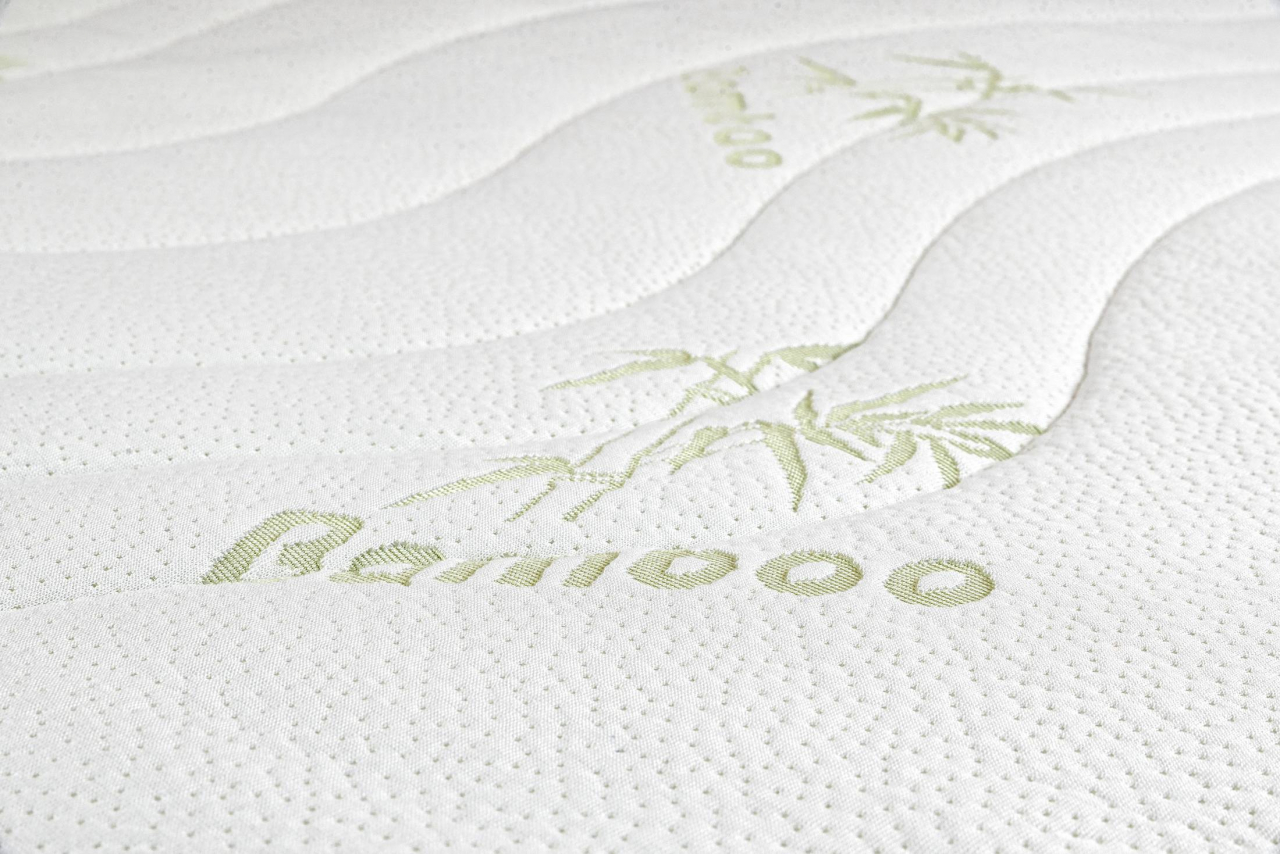 Saltea cu memorie 3D Somnart Memory Bambus 180x200, înălțime 16 cm, husă cu bambus lavabilă și detașabilă cu fermoar, mânere, fermitate medie [13]