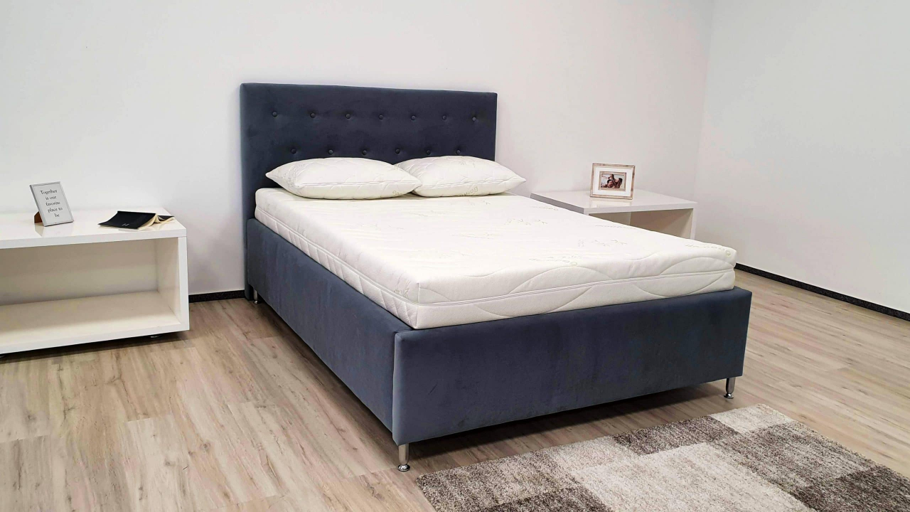 Saltea cu memorie 3D Somnart Memory Bambus 180x200, înălțime 16 cm, husă cu bambus lavabilă și detașabilă cu fermoar, mânere, fermitate medie [7]