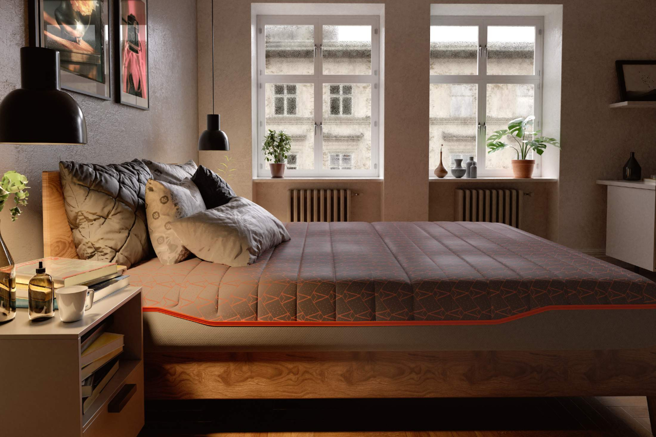 Saltea cu memorie și arcuri individuale SomnArt Supreme Pocket Multilayer 120x200, înălțime 24 cm, husă detașabilă, fermitate medie [5]