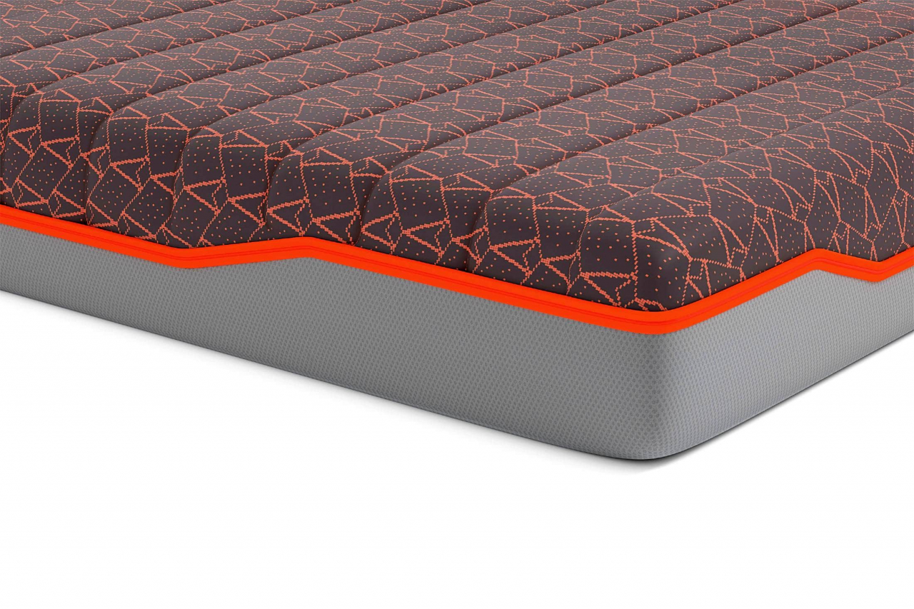 Saltea cu memorie și arcuri individuale SomnArt Supreme Pocket Multilayer 90x200, înălțime 24 cm, husă detașabilă, fermitate medie [4]