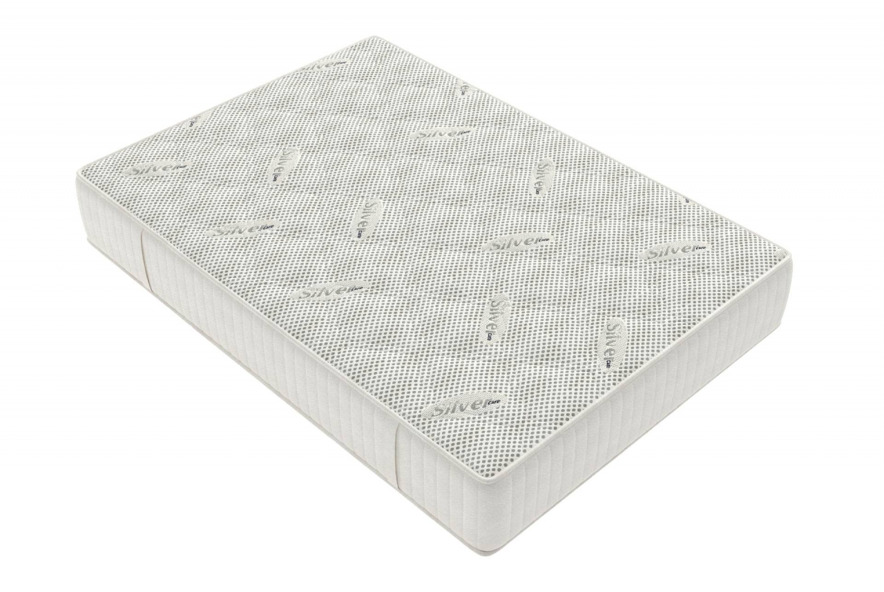 Saltea cu memorie si arcuri Silver Evolution Pocket Spring, Horeca, 120x200, inaltime 30 cm, husa tricot Silver, fermitate ridicata [8]