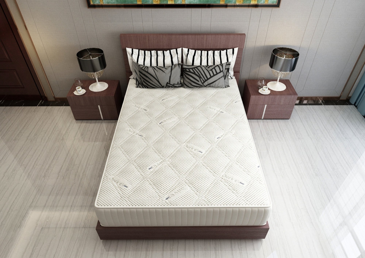 Saltea cu memorie si arcuri Silver Evolution Pocket Spring, Horeca, 120x200, inaltime 30 cm, husa tricot Silver, fermitate ridicata [5]