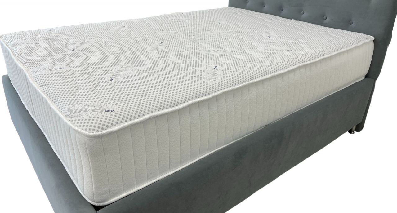 Saltea cu memorie si arcuri Silver Evolution Pocket Spring, Horeca, 180x200, inaltime 30 cm, husa cu ioni de argint, fermitate ridicata [9]