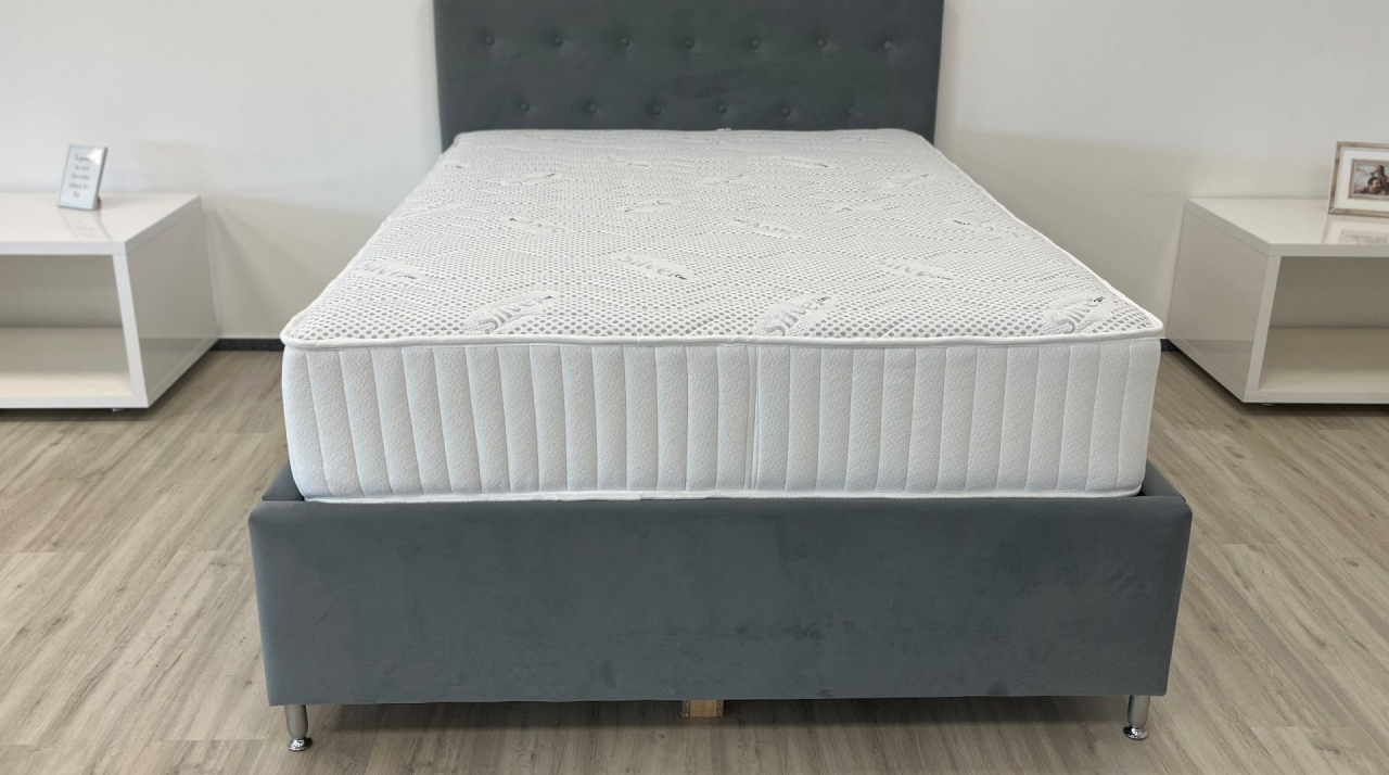 Saltea cu memorie si arcuri Silver Evolution Pocket Spring, Horeca, 180x200, inaltime 30 cm, husa cu ioni de argint, fermitate ridicata [8]