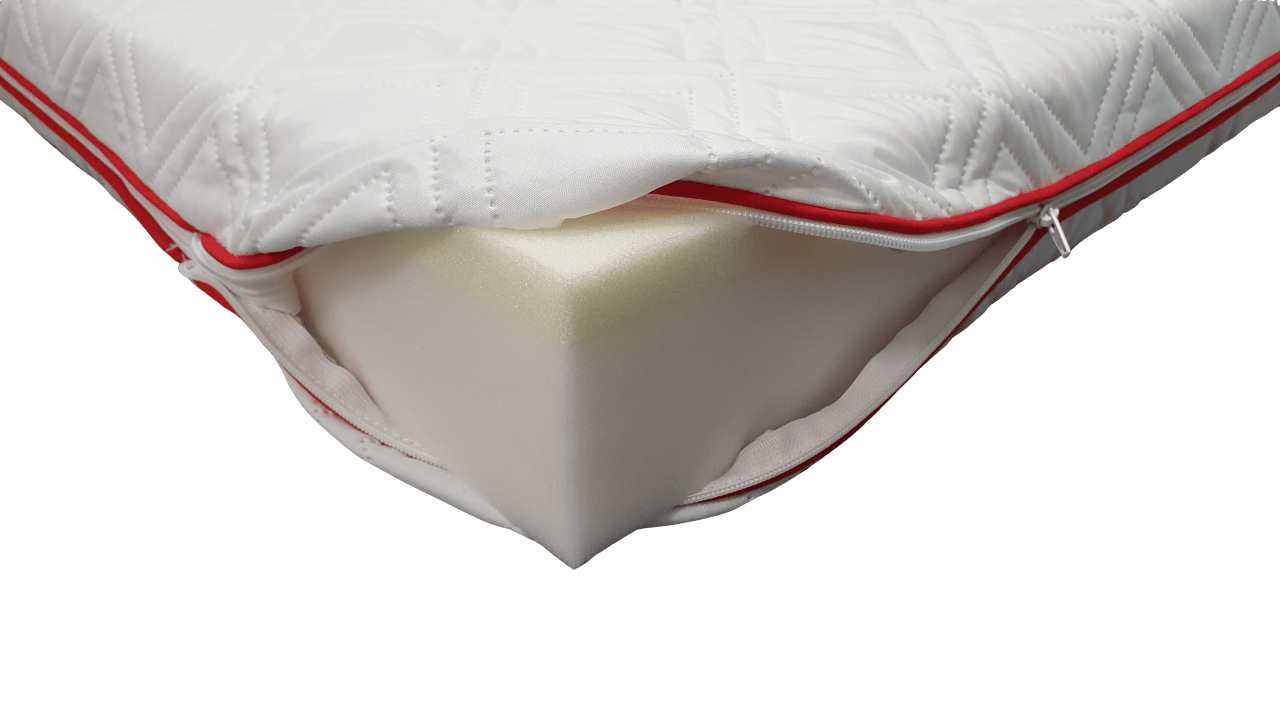 Saltea cu memorie Somnart Avantaj Memory 70x140, înălțime 10 cm, ortopedică, pentru bebeluși și copii, husă detașabilă, fermitate medie [11]