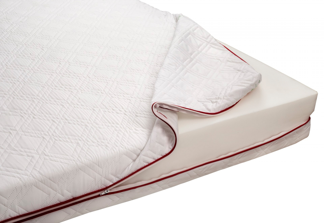 Saltea cu memorie Somnart Avantaj Memory 70x140, înălțime 10 cm, ortopedică, pentru bebeluși și copii, husă detașabilă, fermitate medie [2]