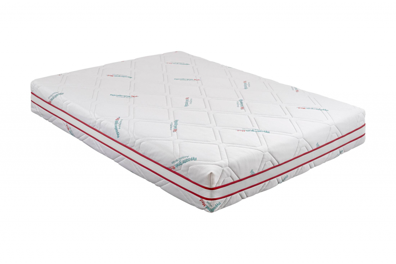 Saltea cu memorie Somnart Memory HypoallergenicMed Antibacteria 180x200, înălțime 18 cm, antibacterii, husă 3D detașabilă, fermitate medie [3]