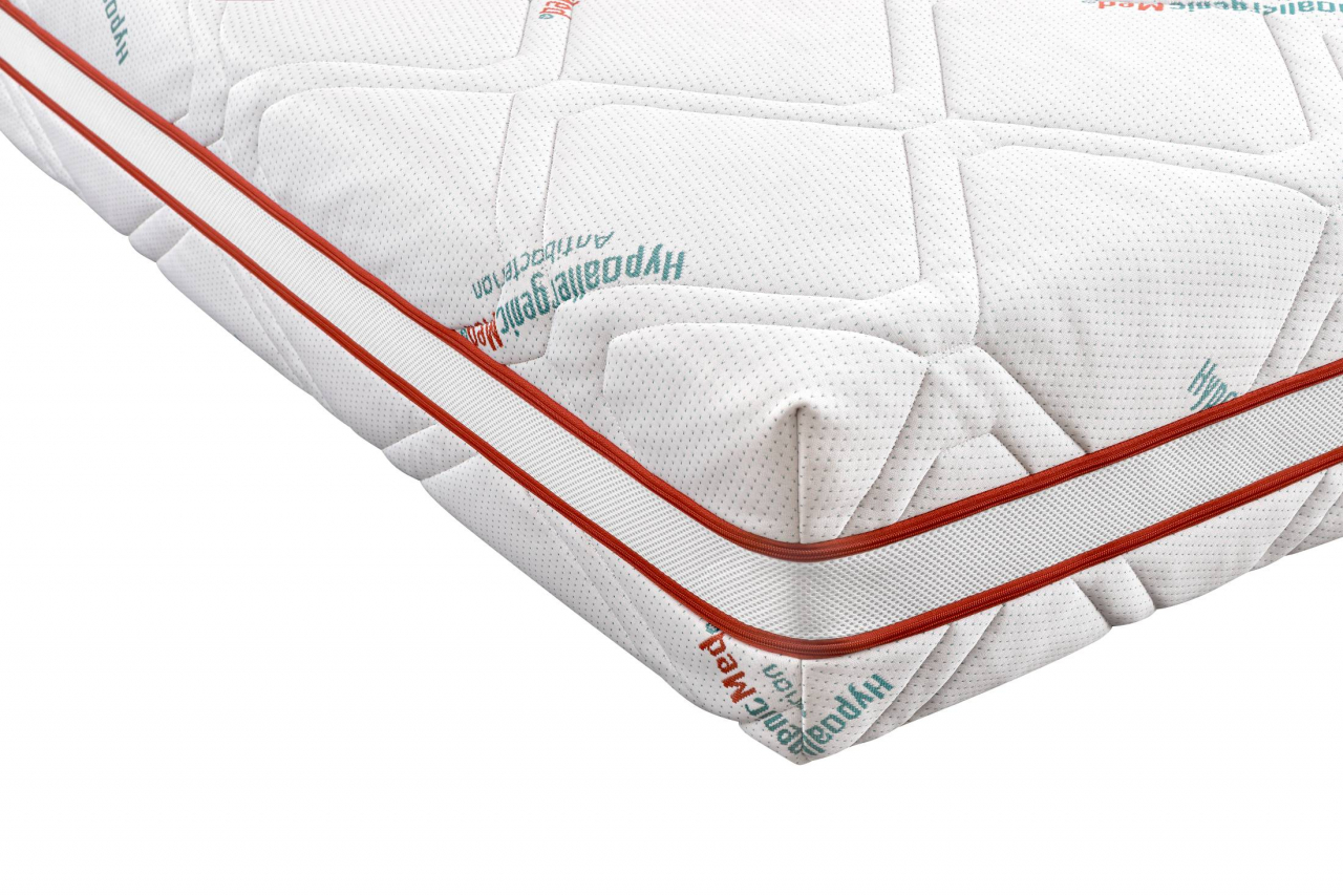Saltea cu memorie Somnart Memory HypoallergenicMed Antibacteria 180x200, înălțime 18 cm, antibacterii, husă 3D detașabilă, fermitate medie [4]
