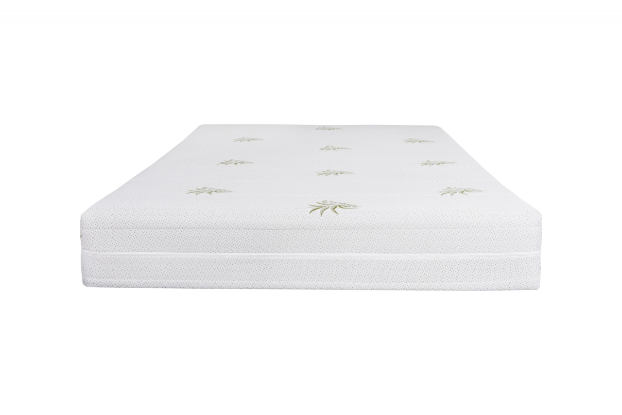Saltea cu memorie Somnart XXL Memory Plus 90x200, înălțime 25 cm, pentru persoane supraponderale, husă Aloe Vera detașabilă, rulată, fermitate mare [10]