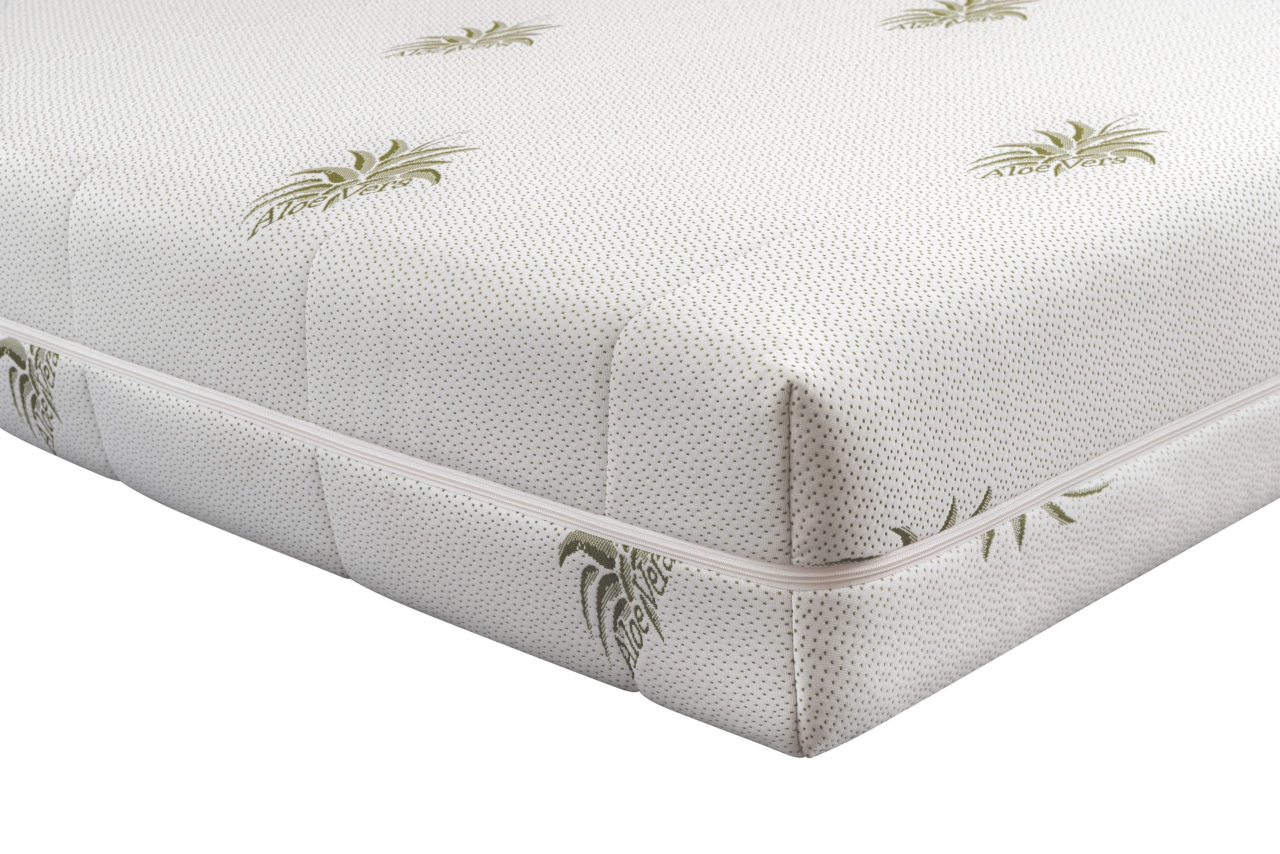 Saltea cu memorie Somnart XXL Memory Plus 90x200, înălțime 25 cm, pentru persoane supraponderale, husă Aloe Vera detașabilă, rulată, fermitate mare [13]