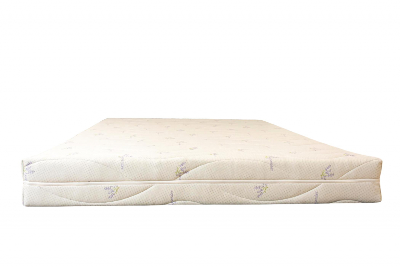 Saltea cu memorie Somnexpert Lavanda 90x200, înălțime 16 cm, ortopedică, husă tratată cu lavandă, lavabilă, cu fermoar, rulată, fermitate medie [14]