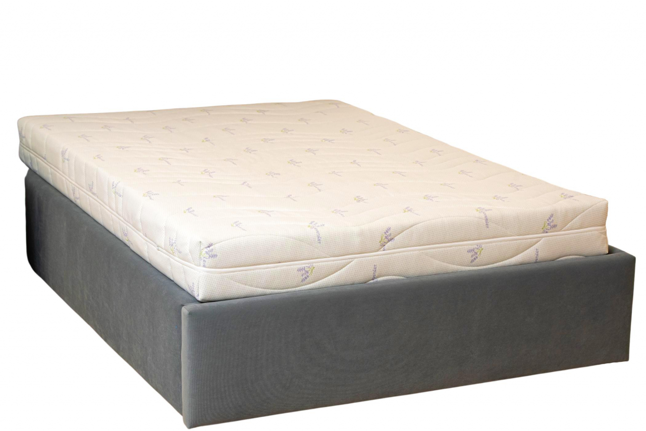 Saltea cu memorie Somnexpert Lavanda 90x200, înălțime 16 cm, ortopedică, husă tratată cu lavandă, lavabilă, cu fermoar, rulată, fermitate medie [13]