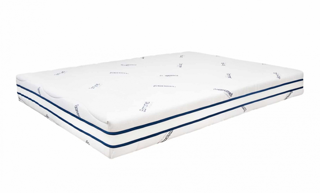 Saltea cu memorie Somnomed Antiacaria 180x200, înălțime 20 cm, pentru alergici, husă cu tratament antiacarian, rulată, fermitate medie [14]