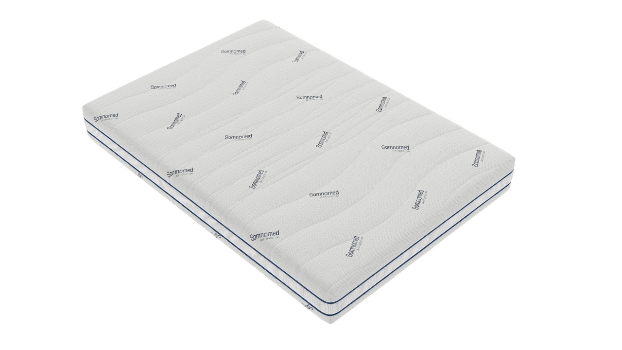 Saltea cu memorie Somnomed Antiacaria 180x200, înălțime 20 cm, pentru alergici, husă cu tratament antiacarian, rulată, fermitate medie [6]