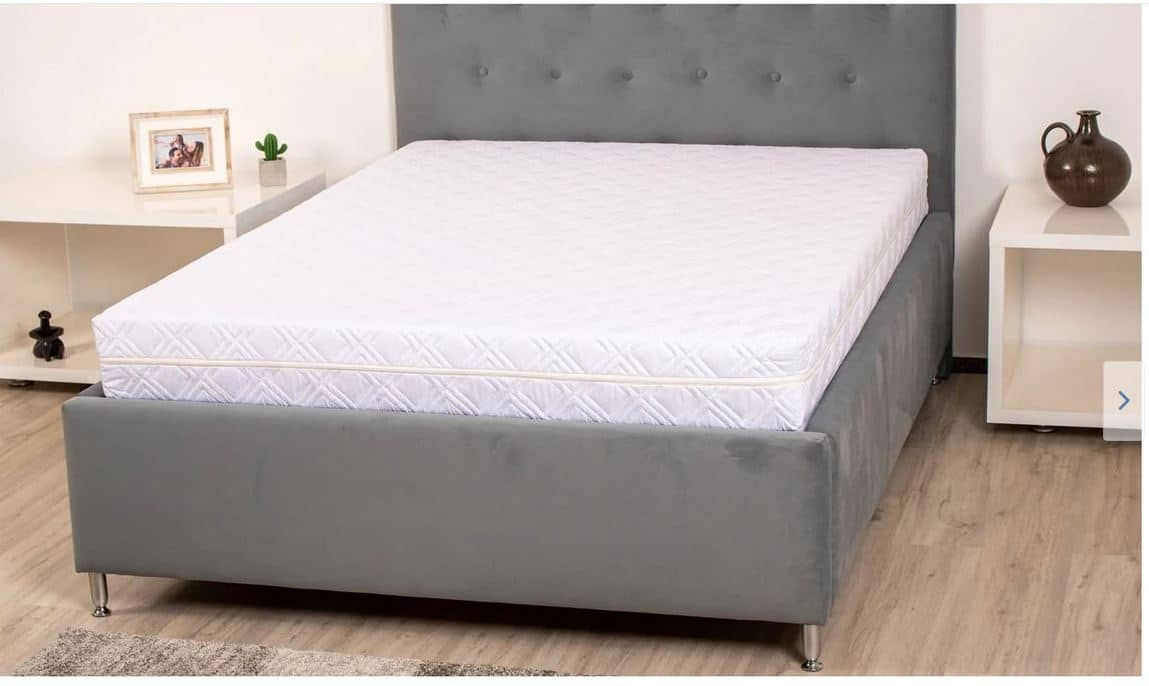 Saltea cu spumă poliuretanică 7 Zone SOMNART 140x190, înălțime 17 cm, ortopedică, husă detașabilă cu fermoar, fermitate medie [10]