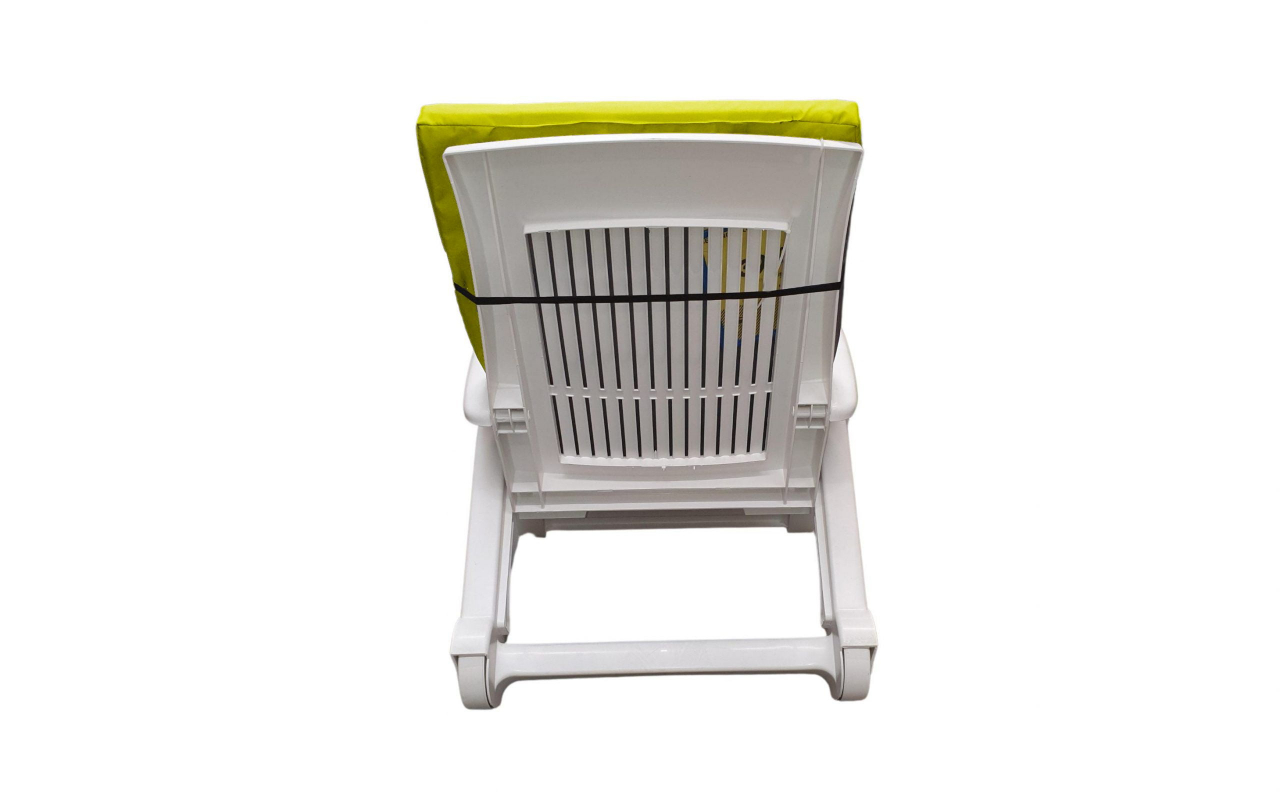 Saltea cu spumă poliuretanică Somnart 60x190, înălțime 4.5 cm, pentru șezlong, doua segmente, husă impermeabilă, culoare bleumarin [14]