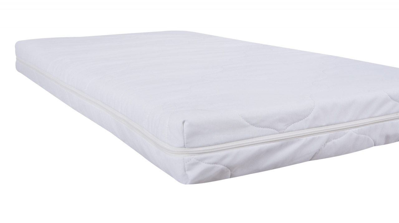 Saltea cu spumă poliuretanică Somnart HypoallergenicMed 70x140, înălțime 10 cm, ortopedică, pentru bebeluși și copii, husă detașabilă, fermitate medie [6]