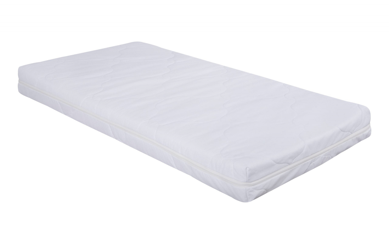 Saltea cu spumă poliuretanică Somnart HypoallergenicMed 70x140, înălțime 10 cm, ortopedică, pentru bebeluși și copii, husă detașabilă, fermitate medie [5]