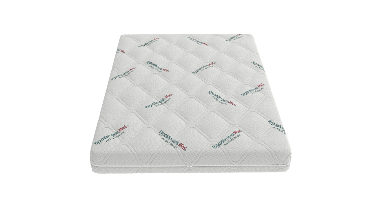 Saltea cu spumă poliuretanică Somnart HypoallergenicMed Antibacteria, 90x200, înălțime 18 cm, antibacterii, husă detașabilă cu fermoar, fermitate medie [6]