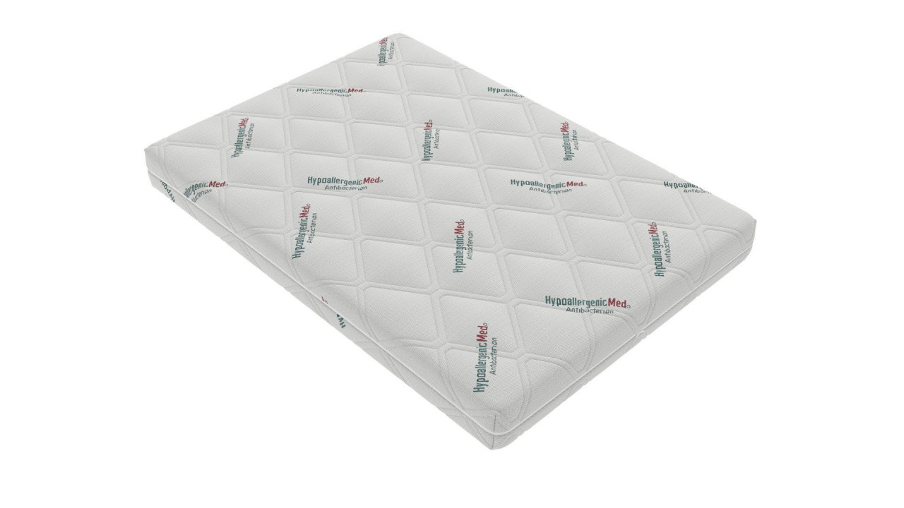 Saltea cu spumă poliuretanică Somnart HypoallergenicMed Antibacteria, 90x200, înălțime 18 cm, antibacterii, husă detașabilă cu fermoar, fermitate medie [7]
