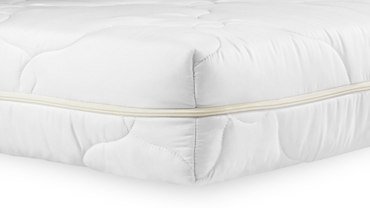 Saltea cu spumă poliuretanică Somnart HypoallergenicMed Bumbac 140x200, înălțime 16 cm, hipoalergenică, husă cu fermoar, rulată, fermitate medie [10]