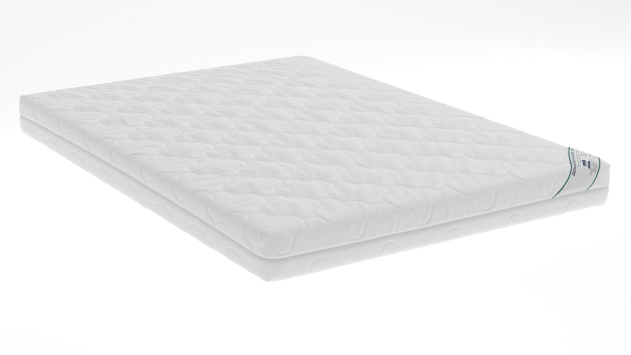 Saltea cu spumă poliuretanică Somnart HypoallergenicMed Bumbac 140x200, înălțime 16 cm, hipoalergenică, husă cu fermoar, rulată, fermitate medie [6]