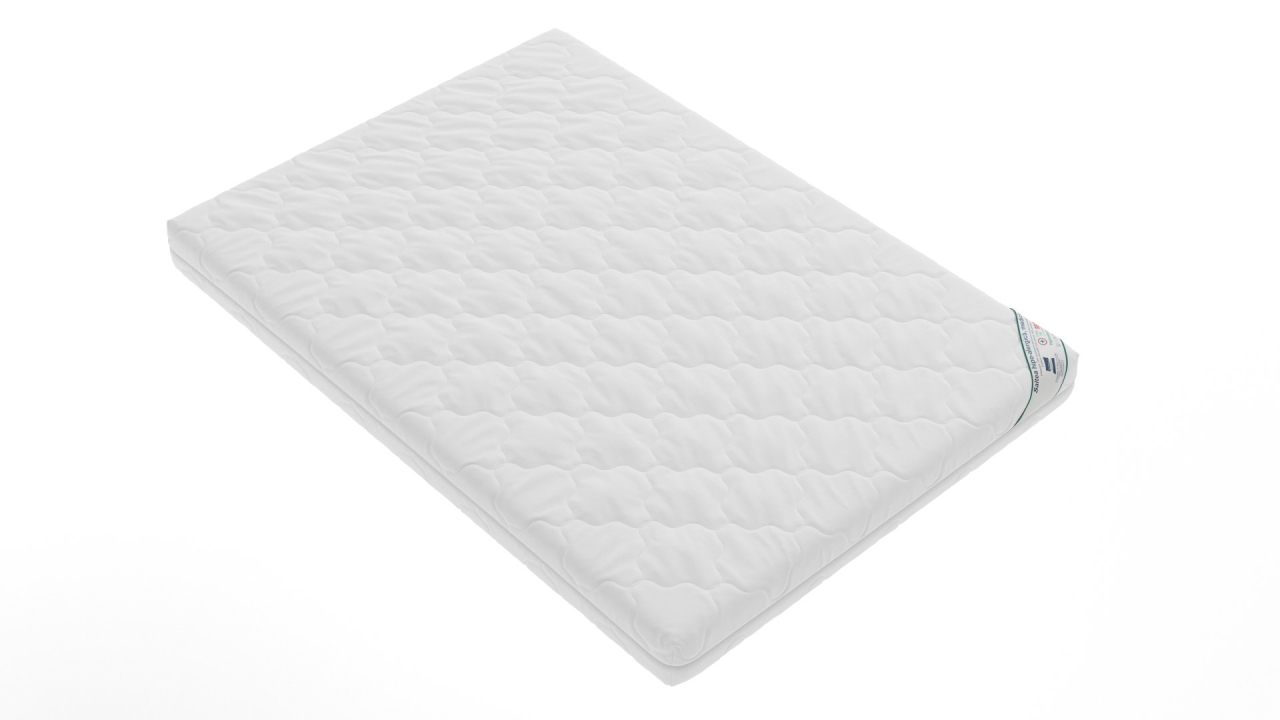 Saltea cu spumă poliuretanică Somnart HypoallergenicMed Bumbac 100x190, înălțime 16 cm, hipoalergenică, husă cu fermoar, rulată, fermitate medie [7]