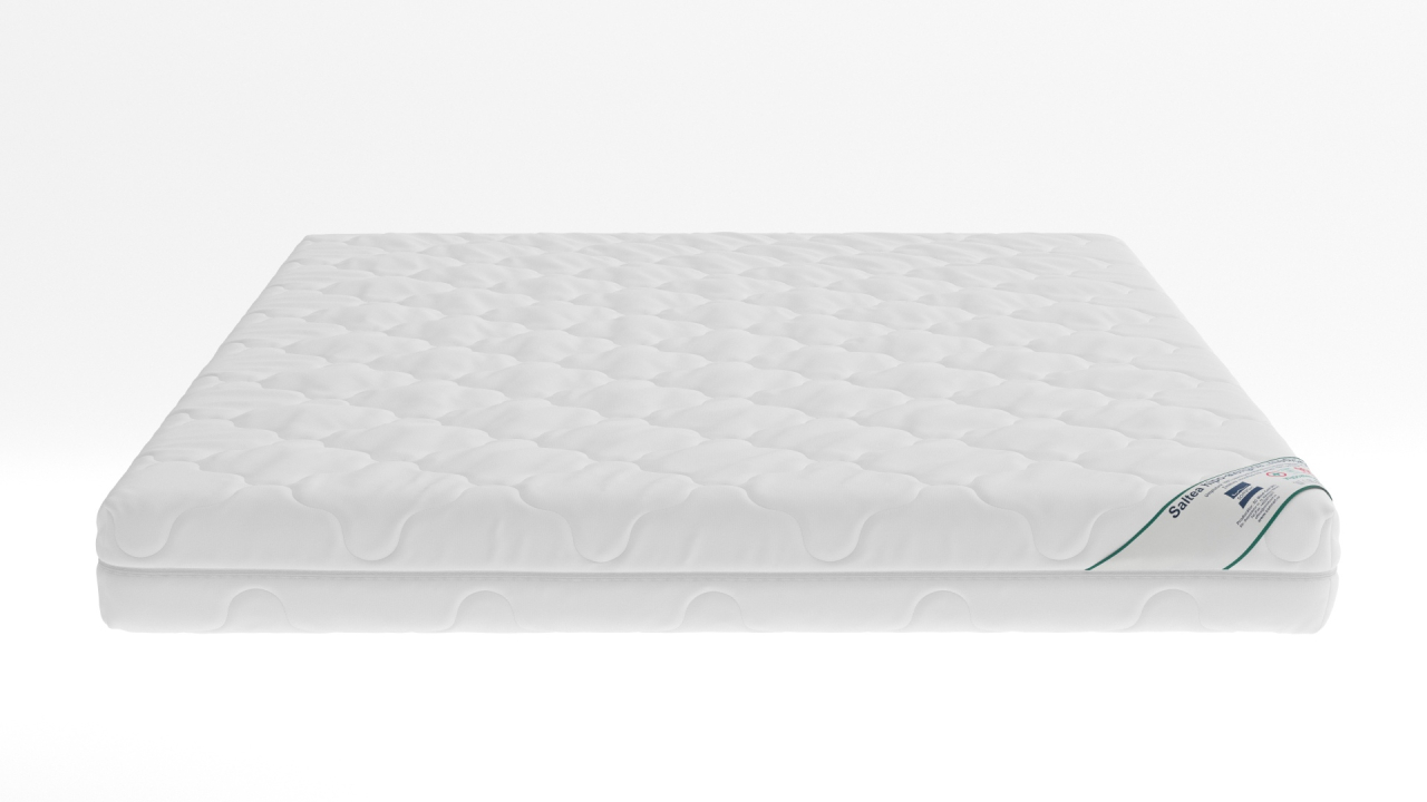 Saltea cu spumă poliuretanică Somnart HypoallergenicMed Bumbac 100x190, înălțime 16 cm, hipoalergenică, husă cu fermoar, rulată, fermitate medie [5]