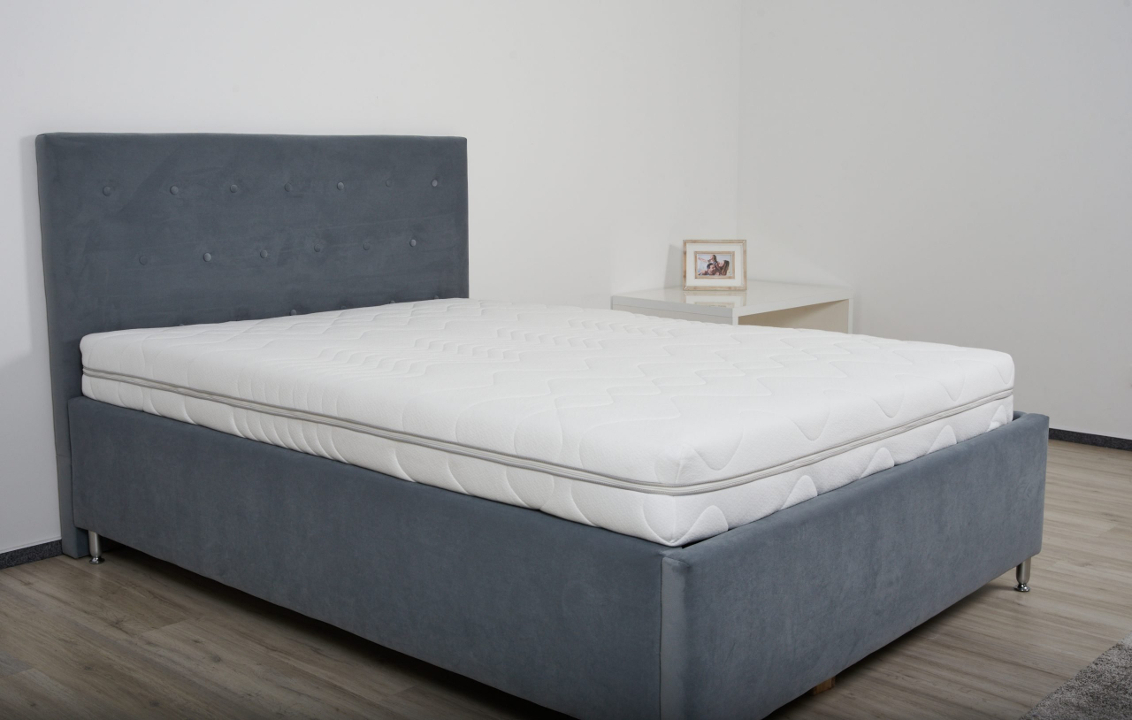 Saltea cu spuma poliuretanica Somnart Optimax Ortopedic 160x190, inaltime 18 cm, ortopedica, husa detasabila si lavabila, rulata, fermitate medie [5]