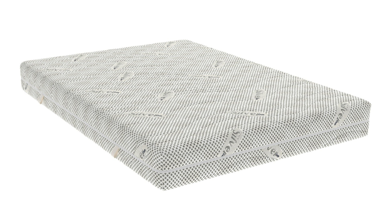 Saltea cu spuma poliuretanica Somnexpert Silver FORTE, 140x200, inaltime 20 cm, ortopedica, husa ioni argint lavabila, manere, fermitate mare [6]