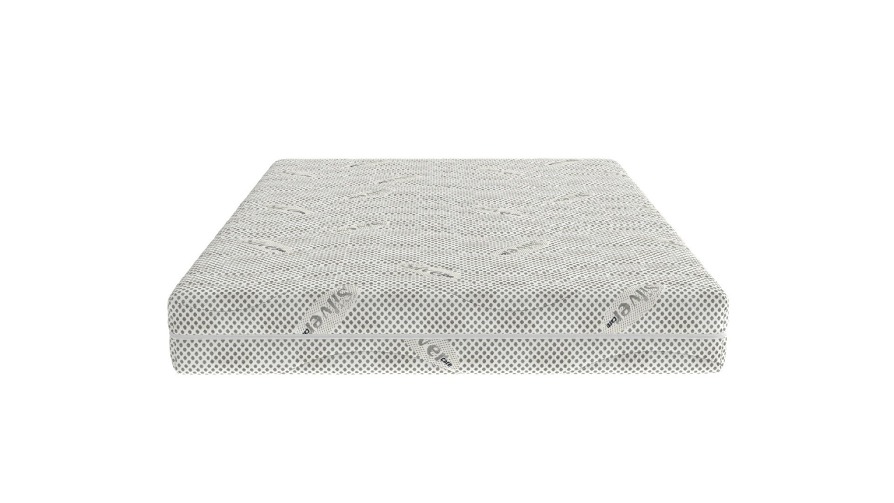 Saltea cu spuma poliuretanica Somnexpert Silver FORTE, 90x200, inaltime 20 cm, ortopedica, husa ioni argint lavabila, manere, fermitate mare [6]