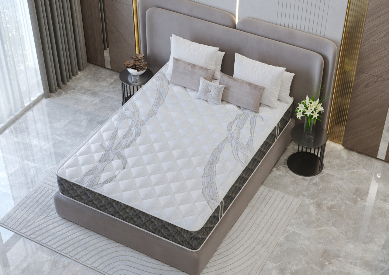 Saltea Somnart Memory Dream 200x200, înălțime 24 cm, cu mânere, fermitate mediu-tare [4]