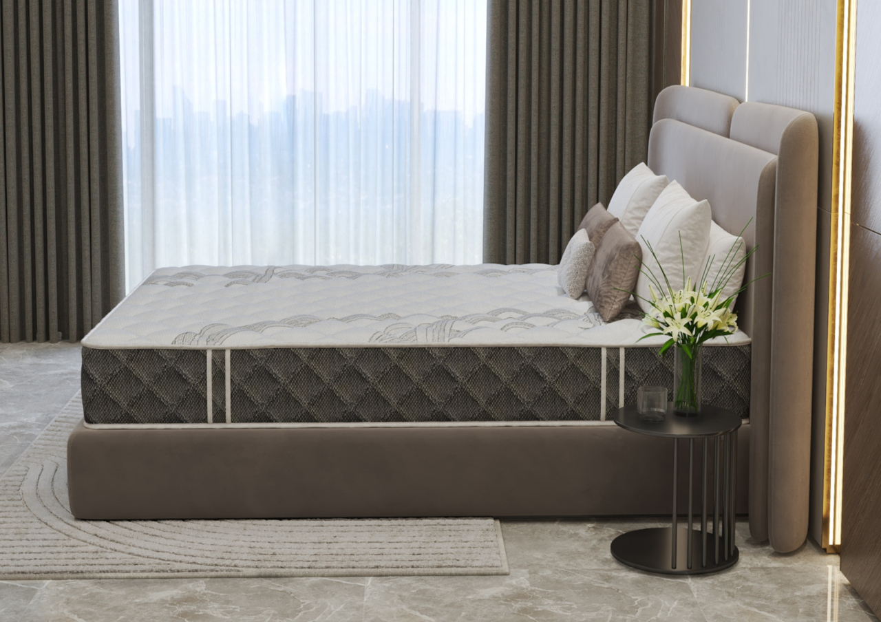 Saltea Somnart Memory Dream 200x200, înălțime 24 cm, cu mânere, fermitate mediu-tare [3]