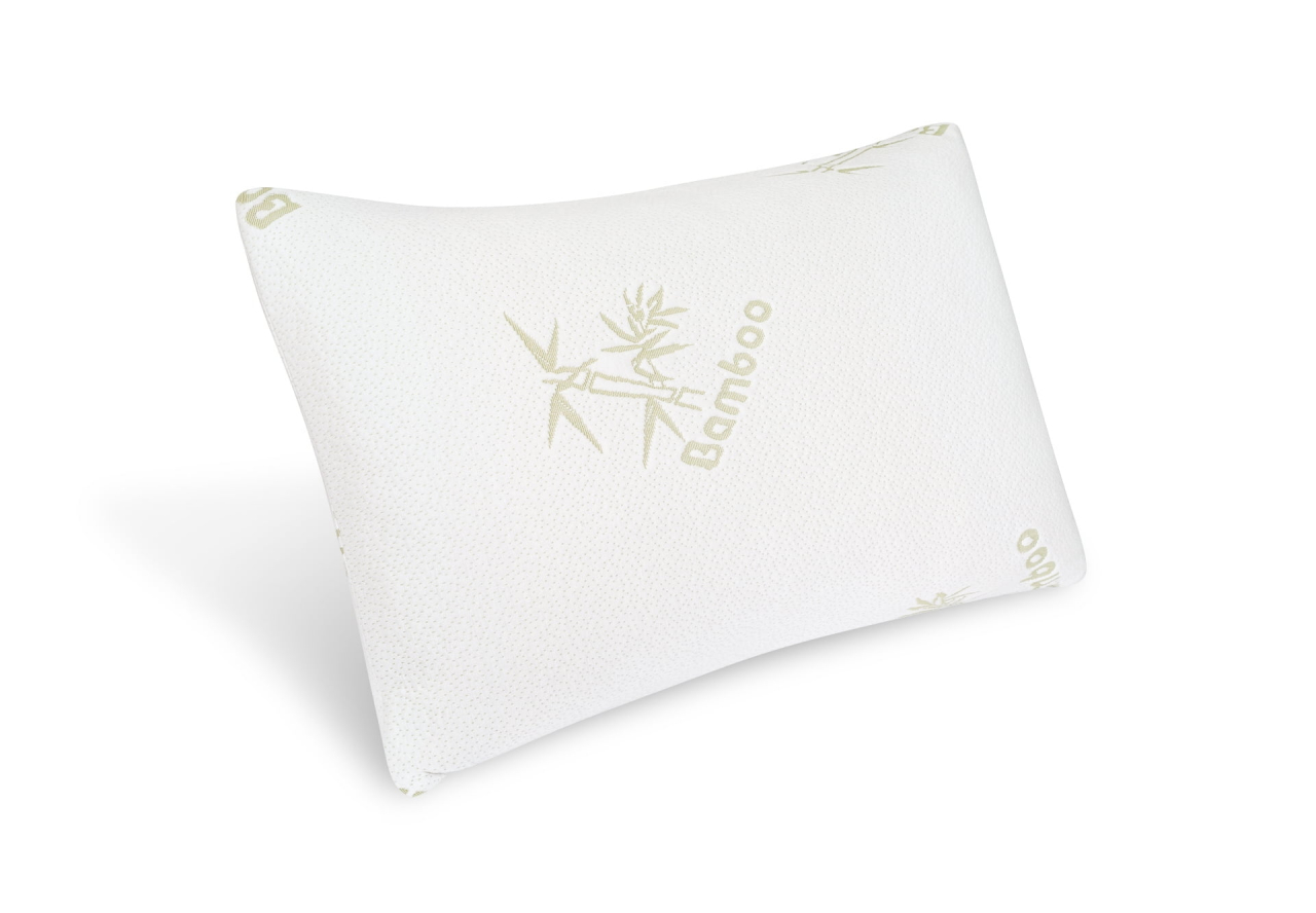 Set 2 perne Bamboo Memory Somnart, husa detasabila bambus, 50x70 cm [3]