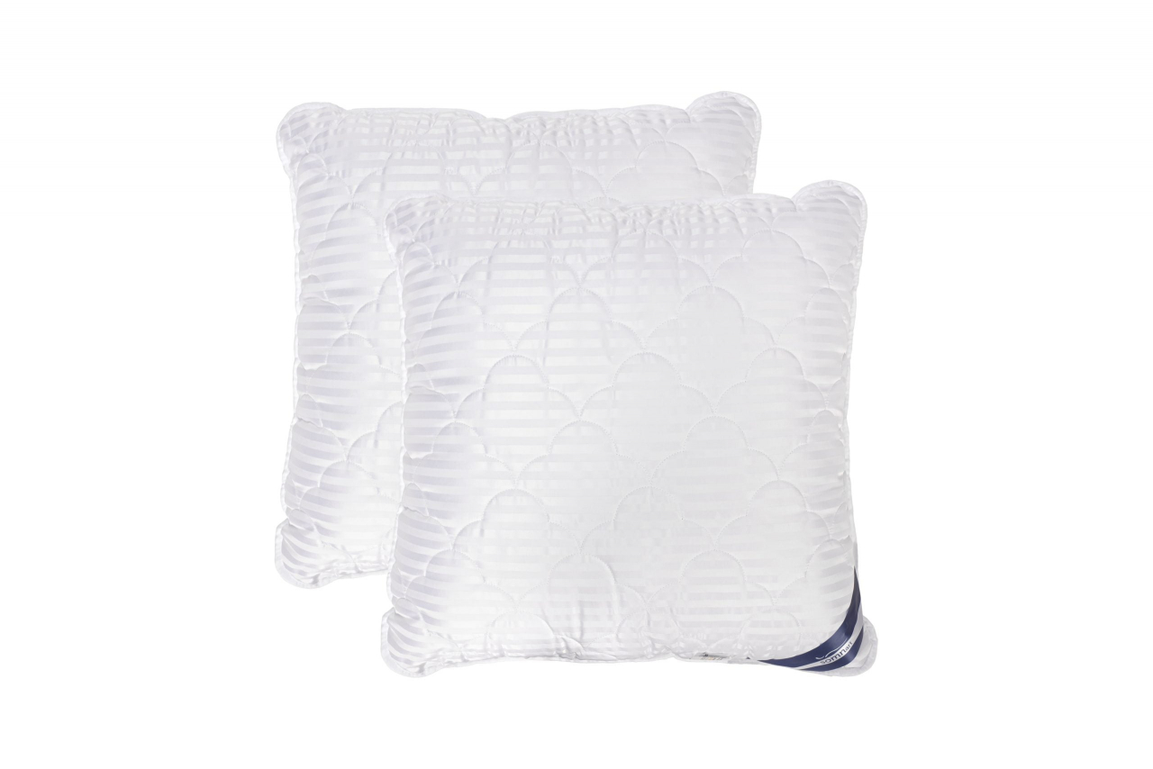 Set 2 Perne matlasate microfibra Striata 70x70 cm [2]