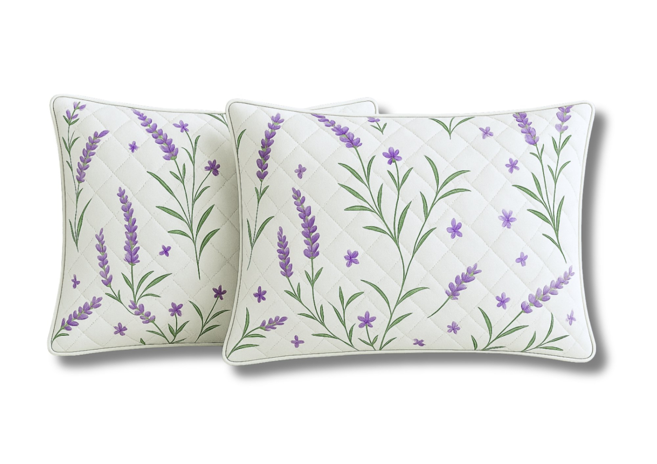 Set 2 Perne Somnart matlasate Lavanda Confort 50x70 cm [1]