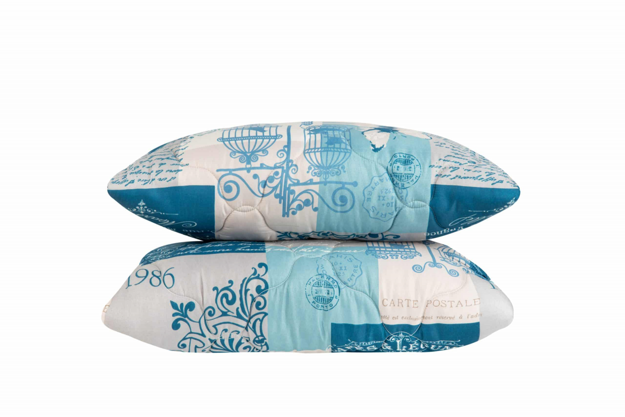 Set 2 perne Somnart microfibra Ultrasleep Blue Somnart, 50x70 cm [2]