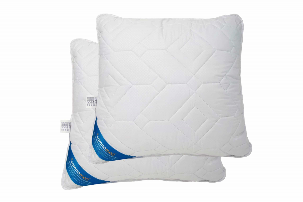 SET 2 Perne Somnomed Antimicrobiene si Antifungice lavabile la 95°C - 70 x 70 cm, vidat [10]