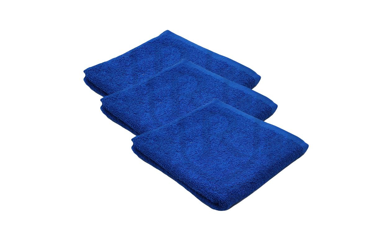 Set 2 prosoape de fata bumbac 100%, 600gsm, Somnart, 50x90cm, albastru [3]