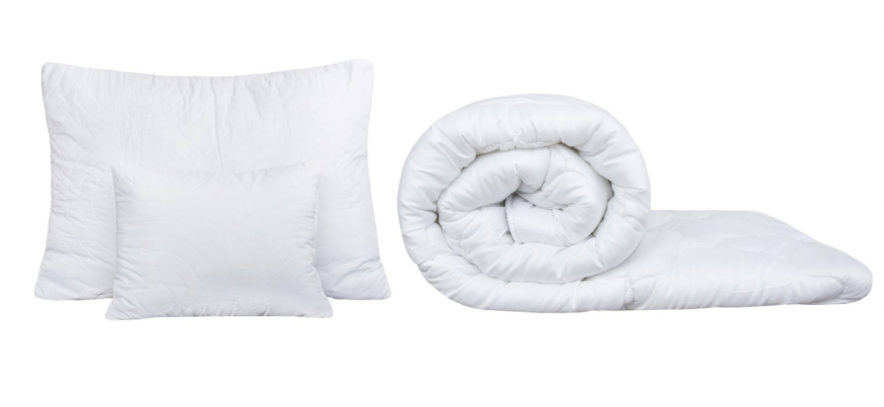 Set pilota 180x200 cm, 300 g si 2 perne 50x70 cm Somnart, microfibra matlasata, cu fibre de carbon [8]