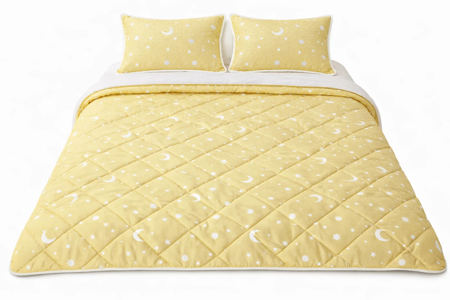 Set pilota 200x215cm 370g cu 2 perne 50x70,galben- PLT33 [3]