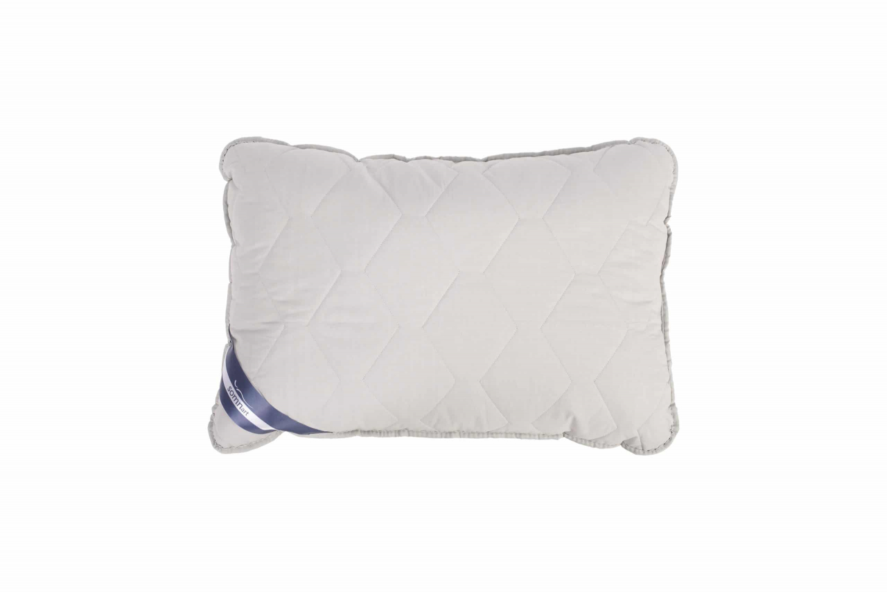 Set Pilota bumbac Somnart Bella 150x200cm 200g model biscuite + 1 perna bumbac Somnart Bella, 50x70cm, Gri [3]