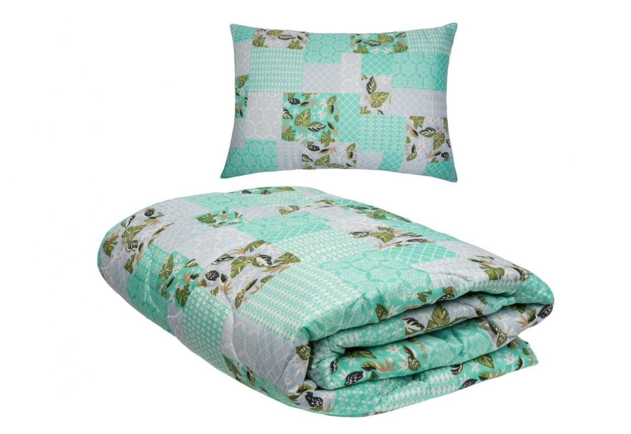 Set pilota primavara/vara si 1 perna Viseo Diamond SomnART, microfibra, 150 g/mp, 150x200 cm + 50x70 cm [2]