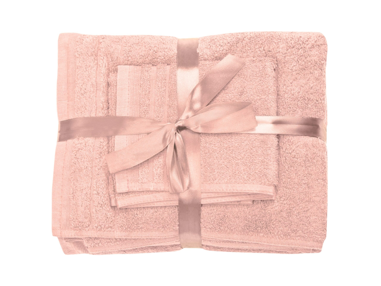 Set prosoape bumbac Somnart, 600gsm, de fata 50x90 cm + de corp 70x140 + de maini 30x50 cm - roz [2]